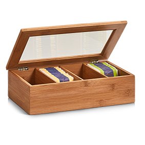 Teebeutelbox, Bambus/Acryl – Ansicht 2