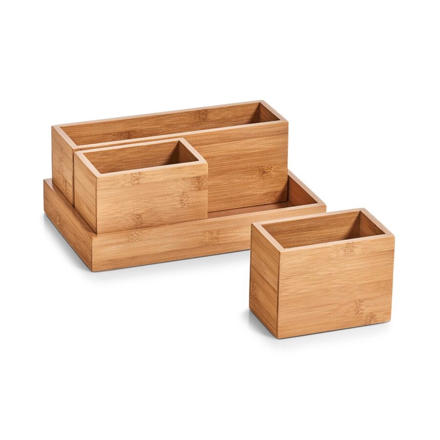 Organizer-Set, 4-tlg.,Bambus – Ansicht 3
