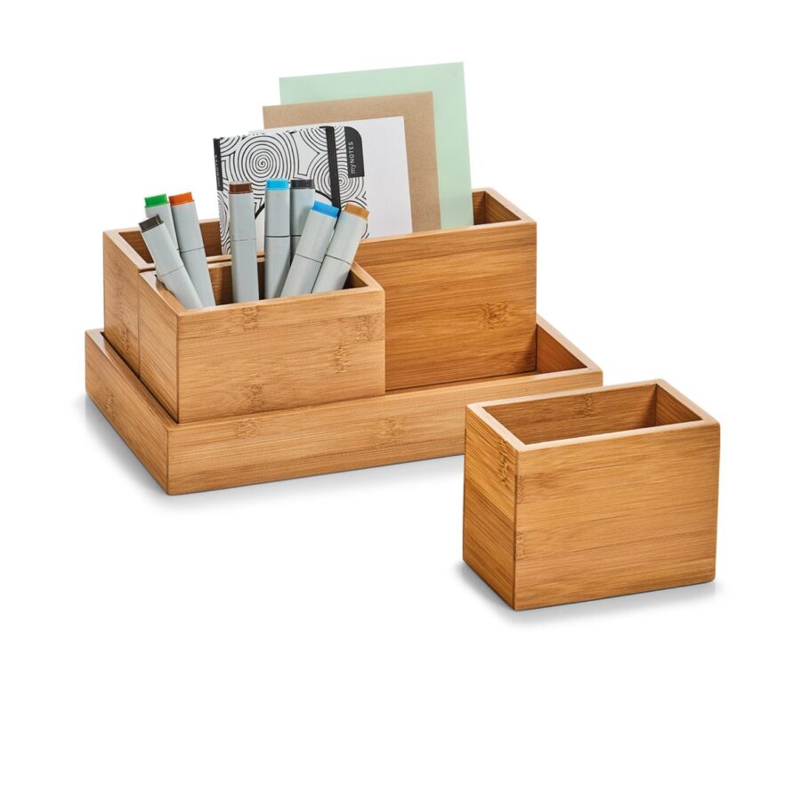 Organizer-Set, 4-tlg.,Bambus – Ansicht 5