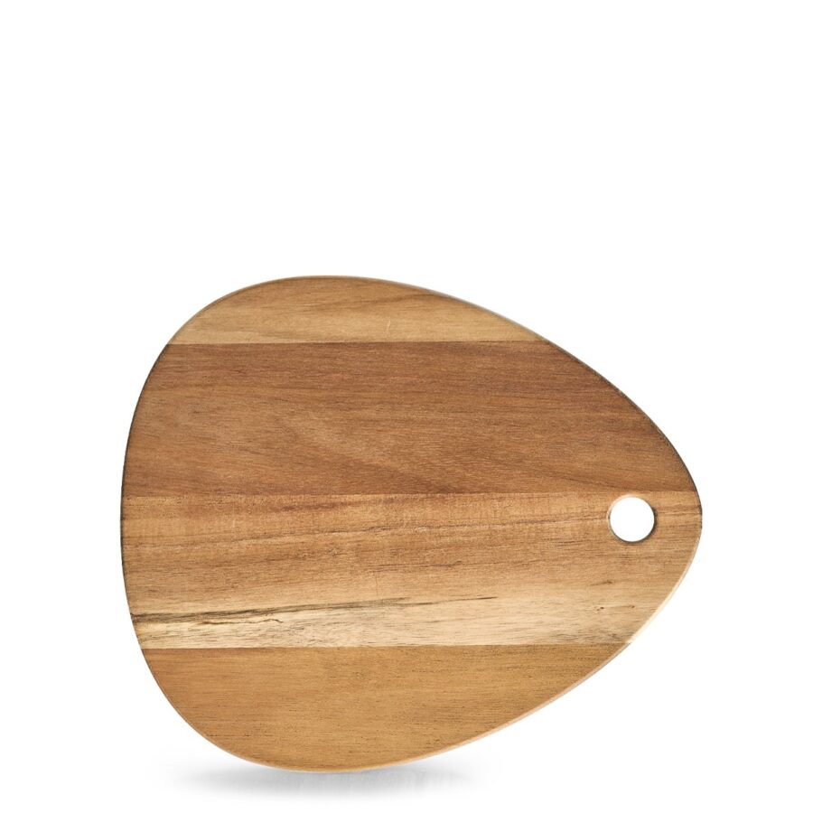 Schneidebrett, tropfenform, Akazie – Ansicht 2