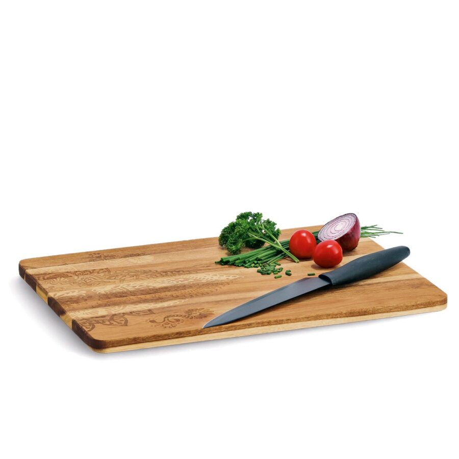 Schneide-/Servierbrett m. Print, Akazie – Ansicht 4