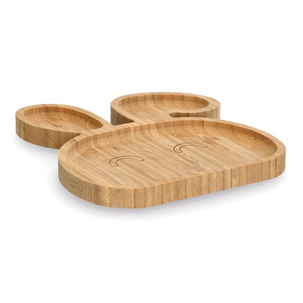 Snackteller "Hase", Bambus