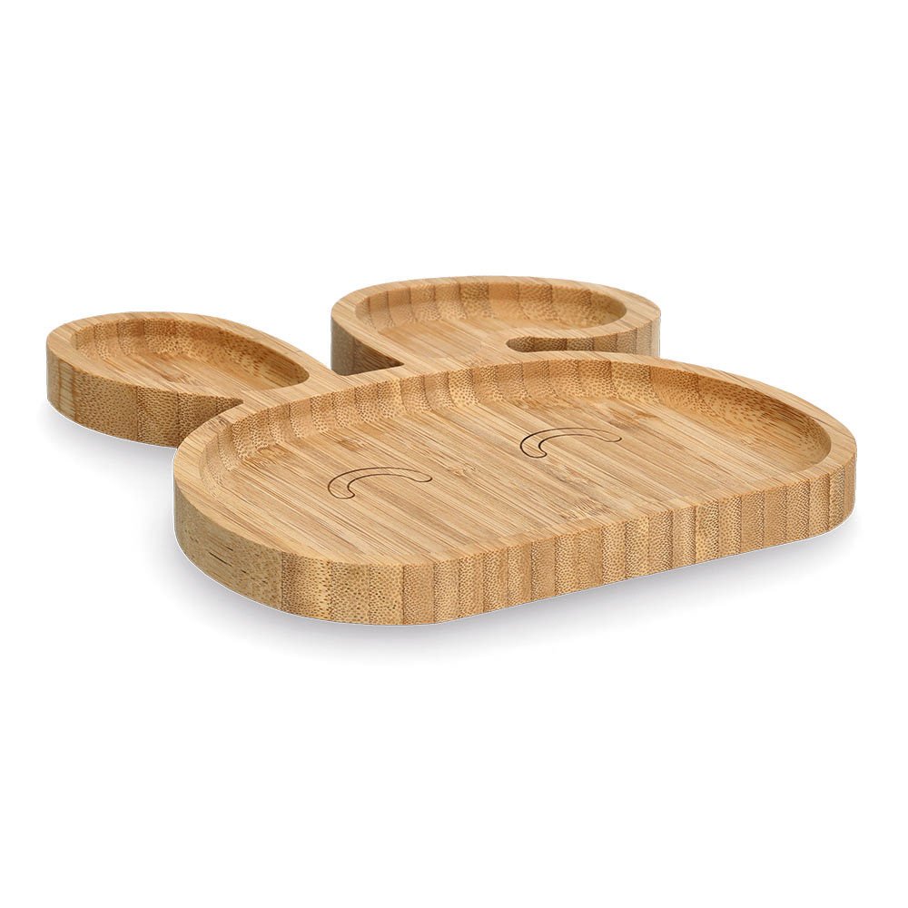 Snackteller "Hase", Bambus