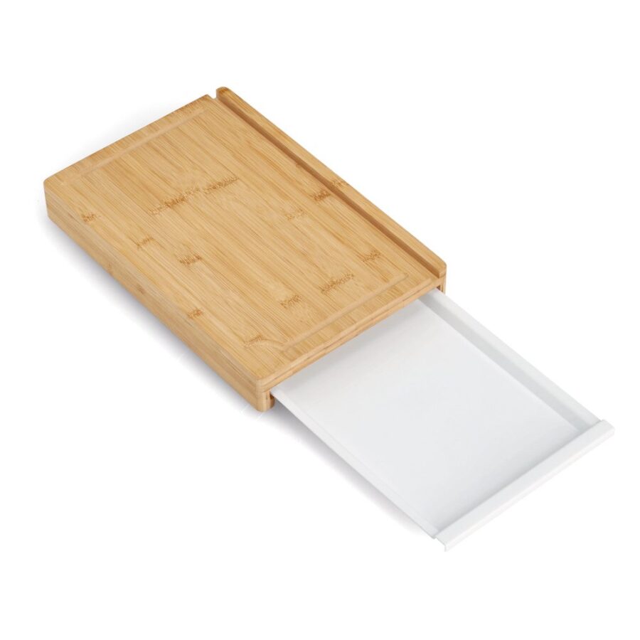 Schneidebrett m. Tablett & Tablet-Halter, Bambus/ – Ansicht 5