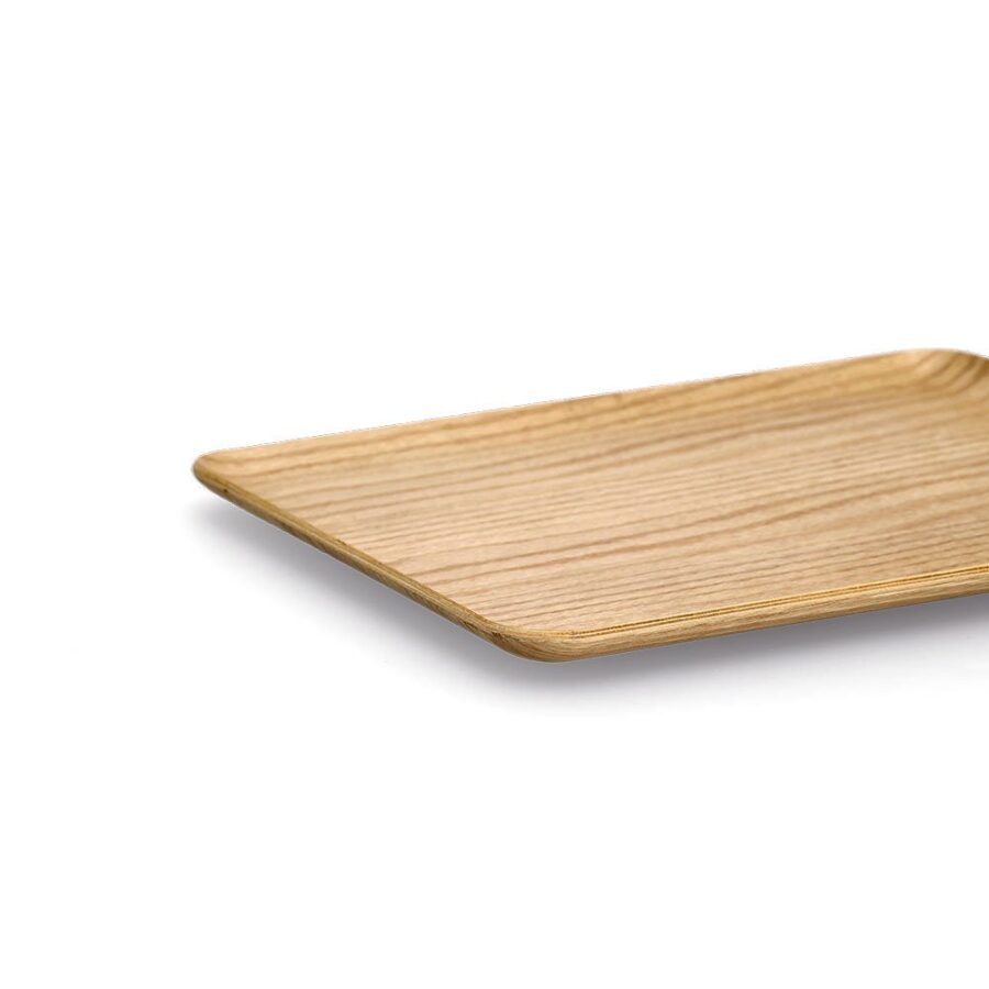 Serviertablett, Holz/Eichefurnier – Ansicht 4