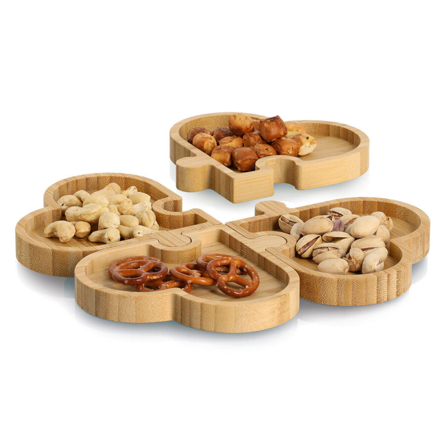 Snackteller "Hearts", Bambus – Ansicht 3