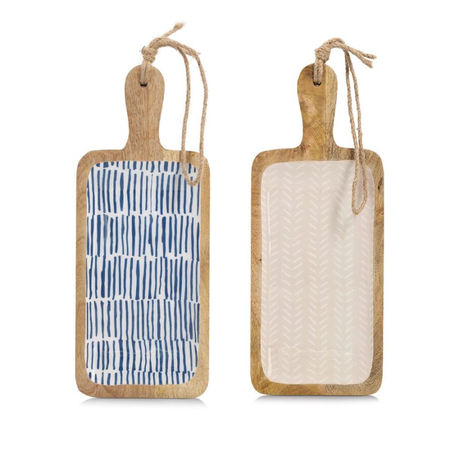 Servierbrett, Mangoholz, beige – Ansicht 5