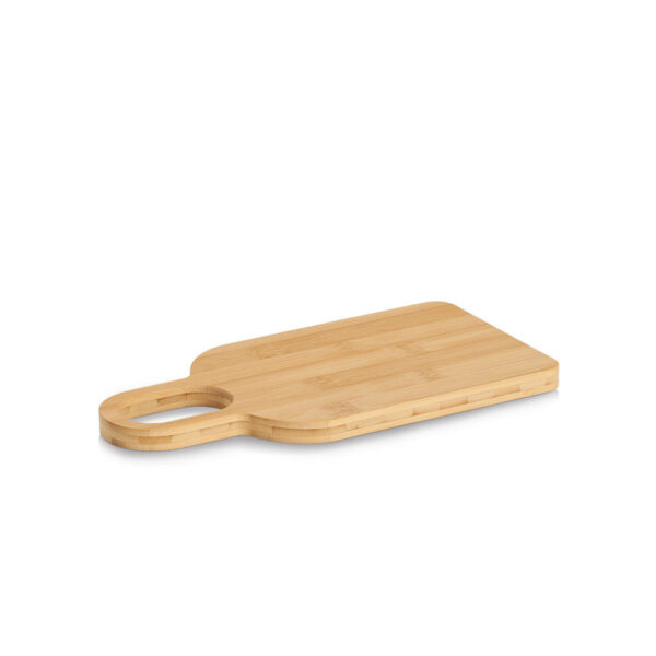 Schneide-/Servierbrett mit Griff, Bambus