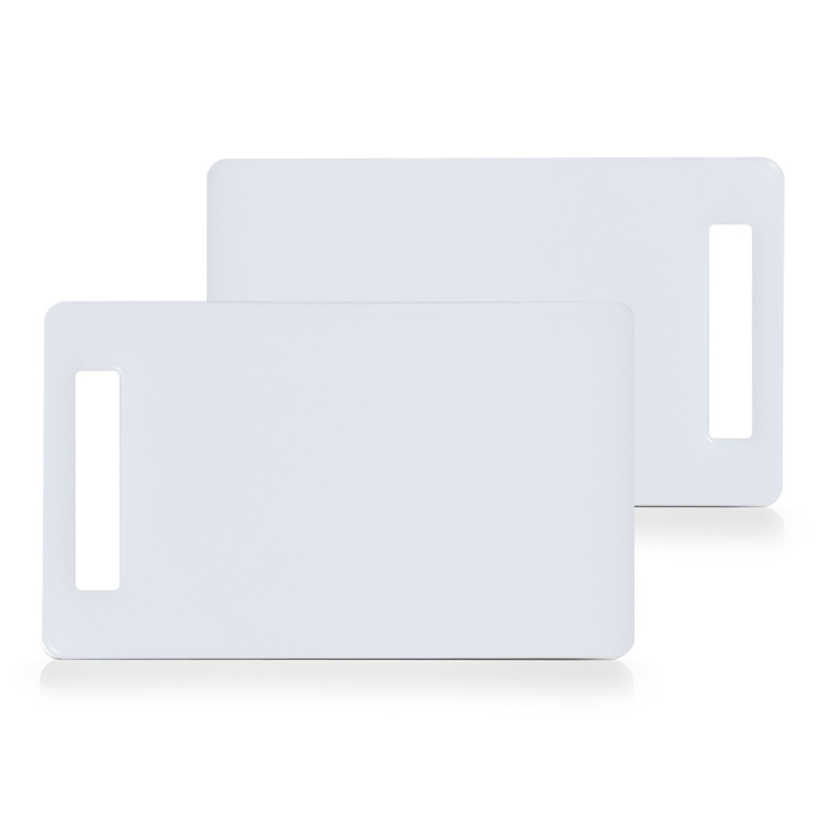 Schneidebrettchen-Set, 2-tlg., Kunststoff, weiß