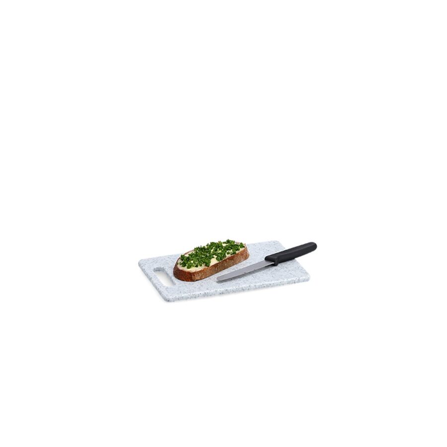 Schneidebrett "Granitoptik", Kunststoff, hellgrau – Ansicht 4