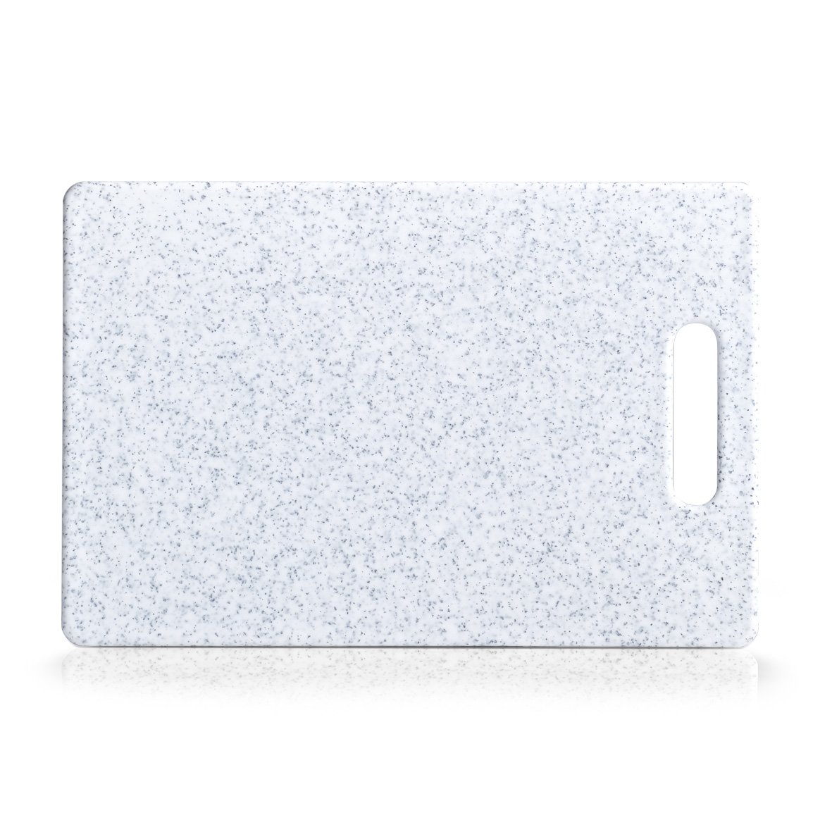 Schneidebrett "Granitoptik", Kunststoff, hellgrau
