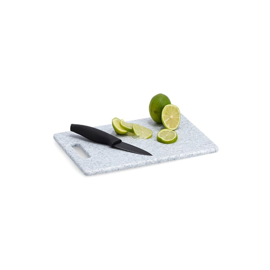 Schneidebrett "Granitoptik", Kunststoff, hellgrau – Ansicht 4