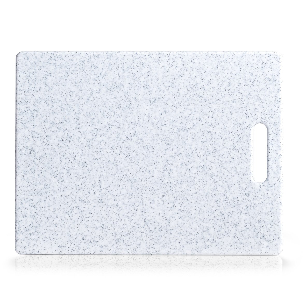 Schneidebrett "Granitoptik", Kunststoff, hellgrau