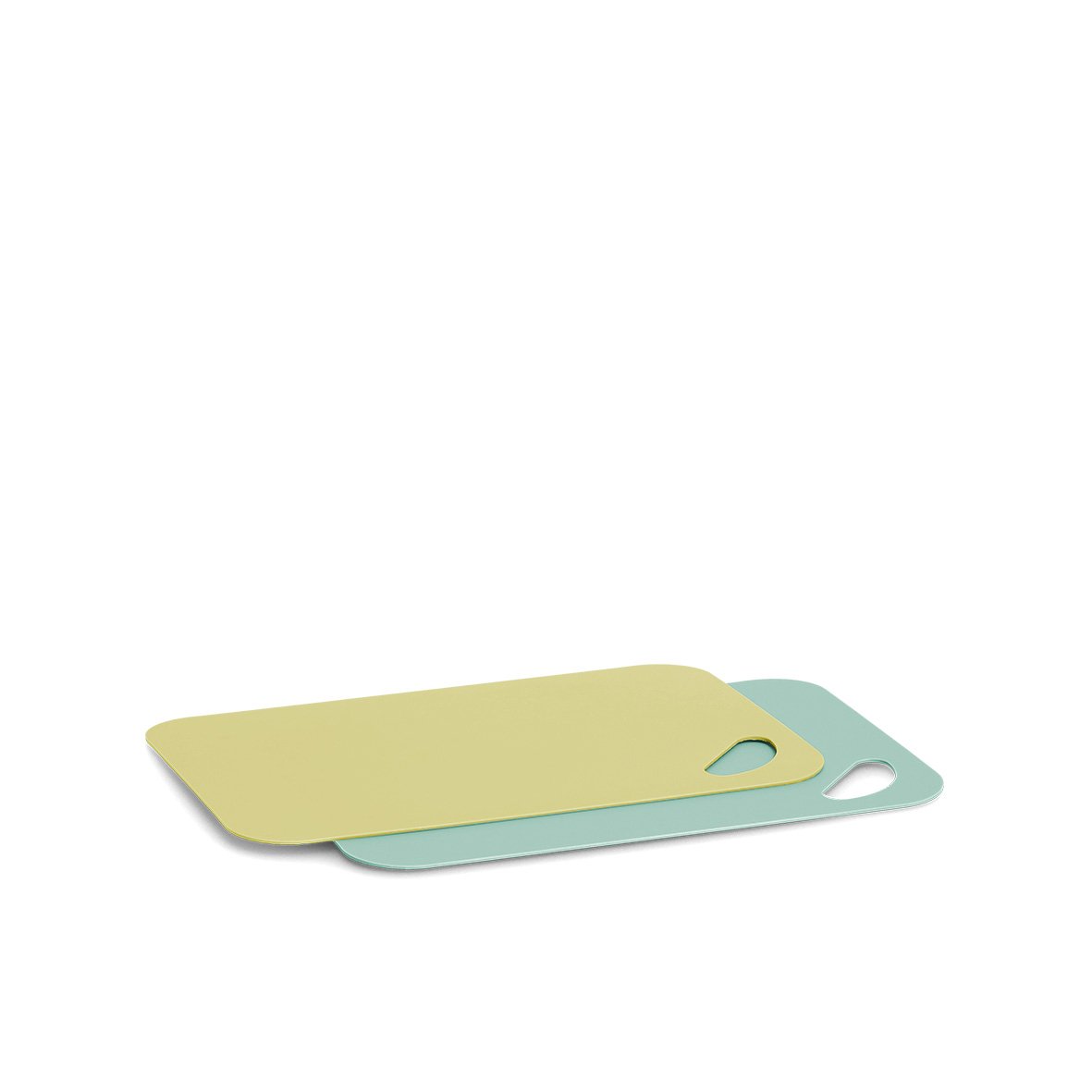 Schneidematten-Set, 2-tlg. Kunststoff, limone/mint