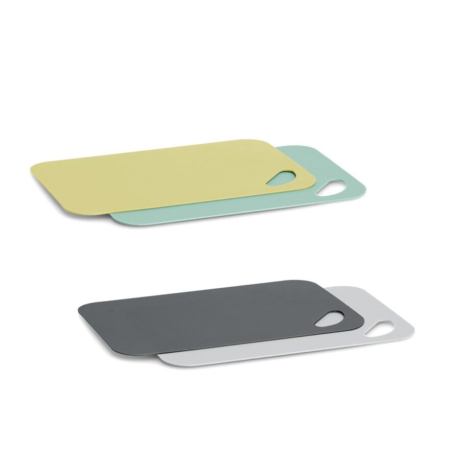 Schneidematten-Set, 2-tlg. Kunststoff, limone/mint – Ansicht 9