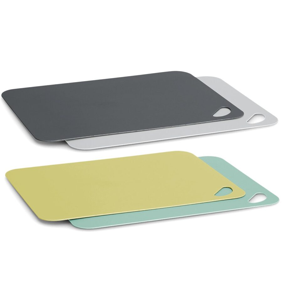 Schneidematten-Set, 2-tlg. Kunststoff, limone/mint – Ansicht 6