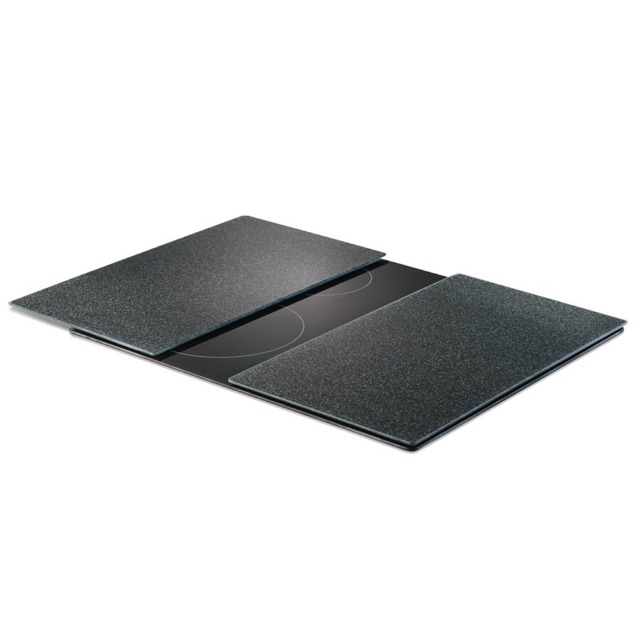 Herdabdeck-/Schneideplatten-Set "Granit", 2-tlg., – Ansicht 3