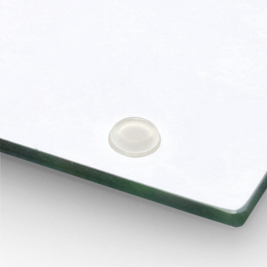 Herdblende-/Abdeckplatte "Marmor", Glas, schwarz – Ansicht 4