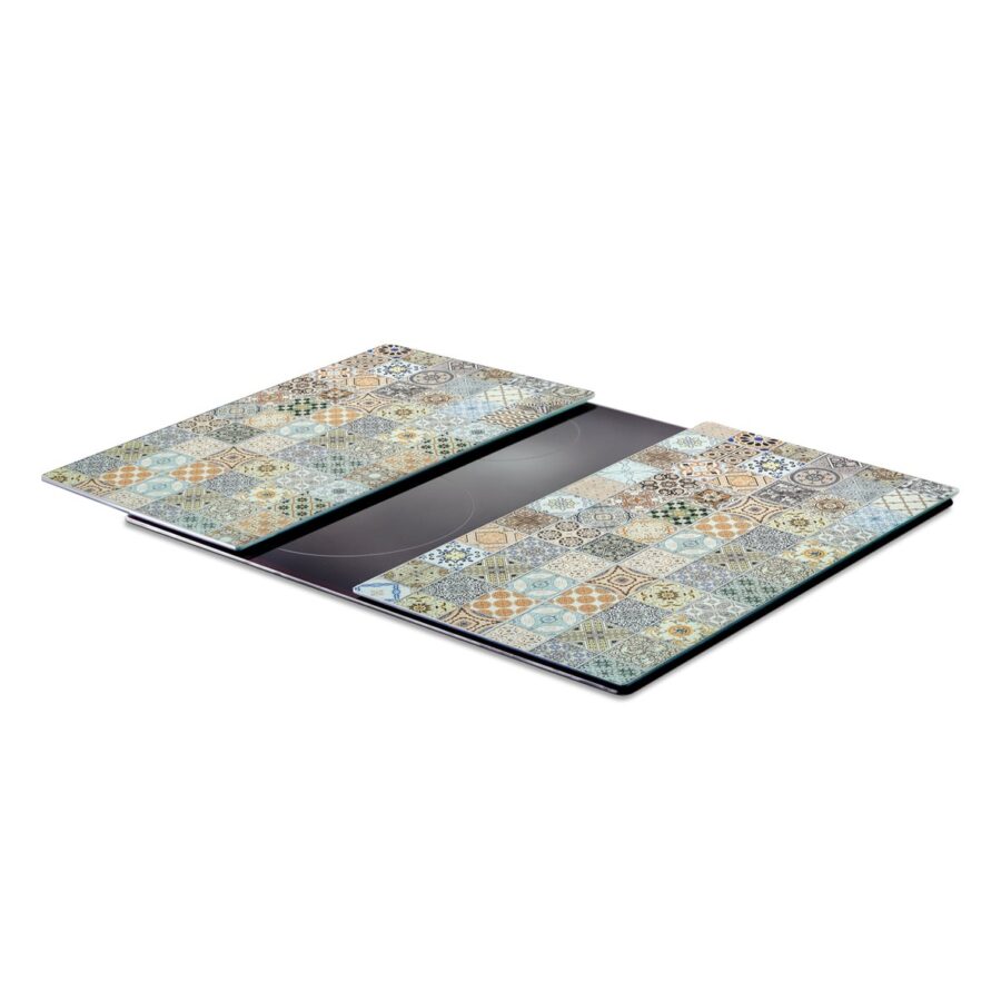 Herdabdeck-/Schneideplatten-Set "Mosaik", 2-tlg., – Ansicht 5