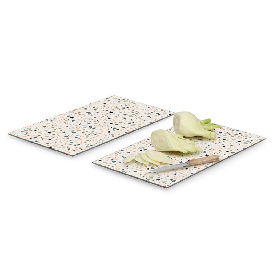 Herdabdeck-/Schneideplatten-Set "Terrazzo", 2-tlg. – Ansicht 5