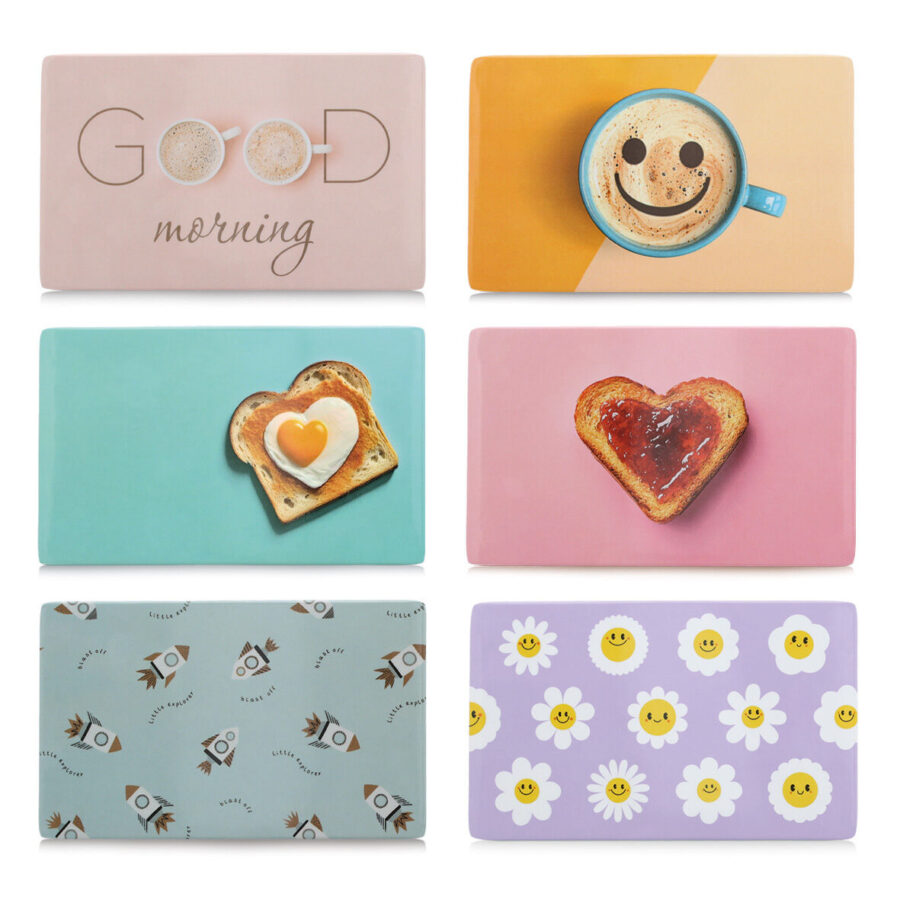 Frühstücksbrettchen "Happy", Melamin – Ansicht 4