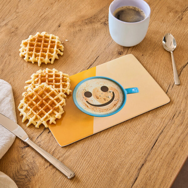 Frühstücksbrettchen "Happy", Melamin – Lifestyle 1