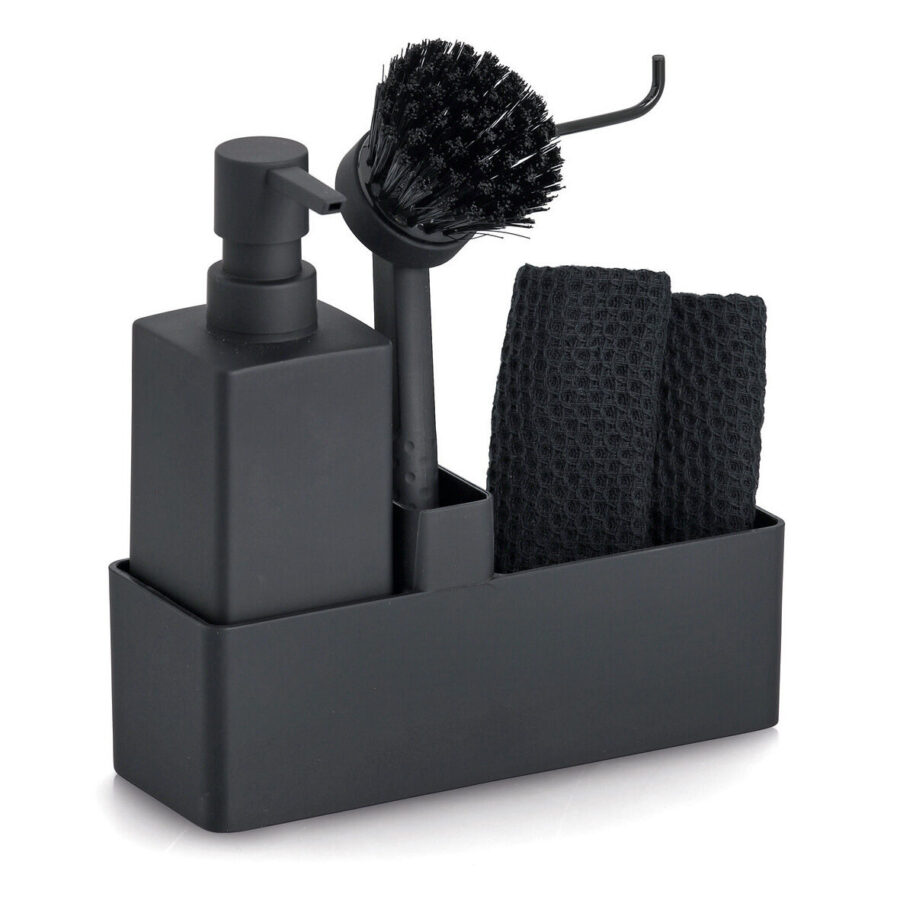 Spülbecken-Organizer, Kunststoff, schwarz