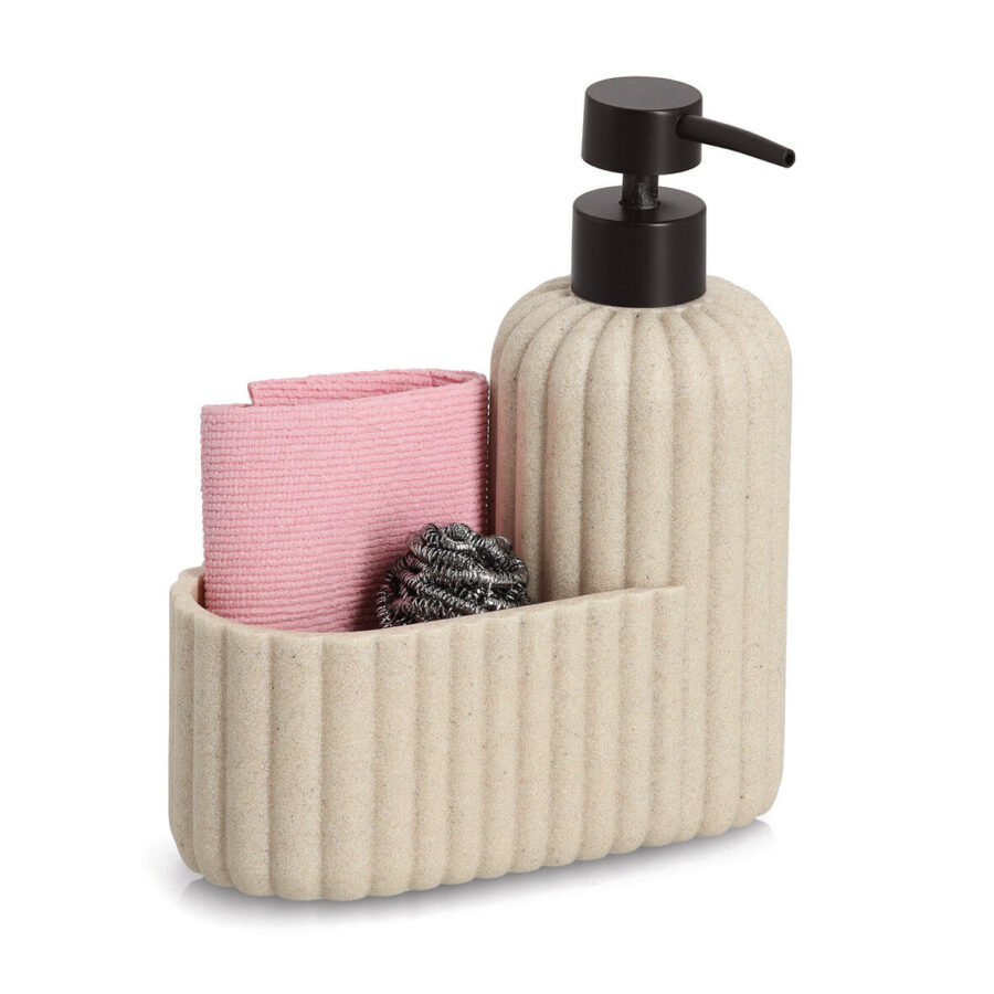 Spülbecken-Organizer, Polyresin, beige – Ansicht 2