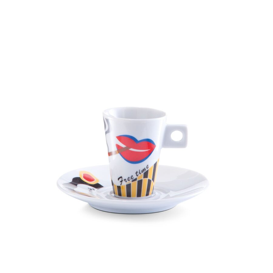 Espresso-Set "Faces", 12-tlg., Porzellan – Ansicht 5