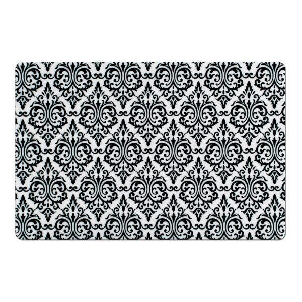 Platzset "Vintage", Kunststoff, schwarz