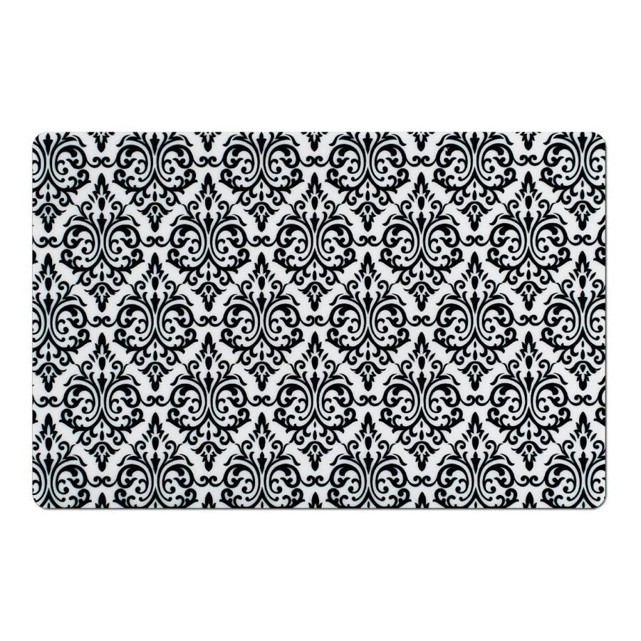 Platzset "Vintage", Kunststoff, schwarz