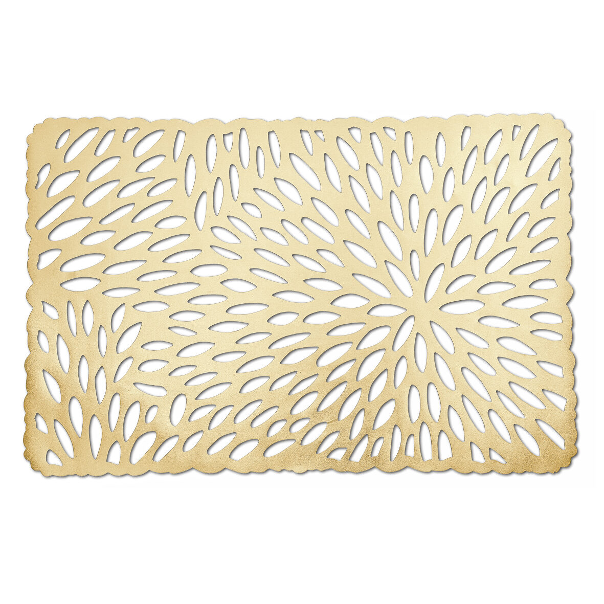 Platzset, Kunststoff, gold