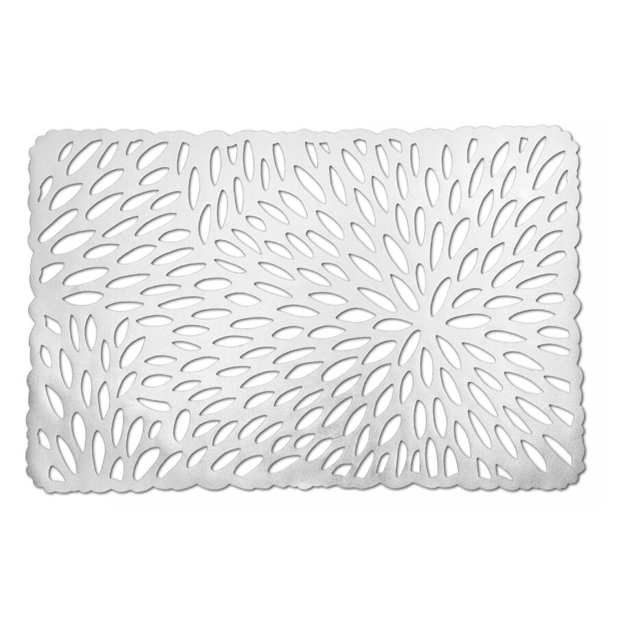 Platzset, Kunststoff, silber