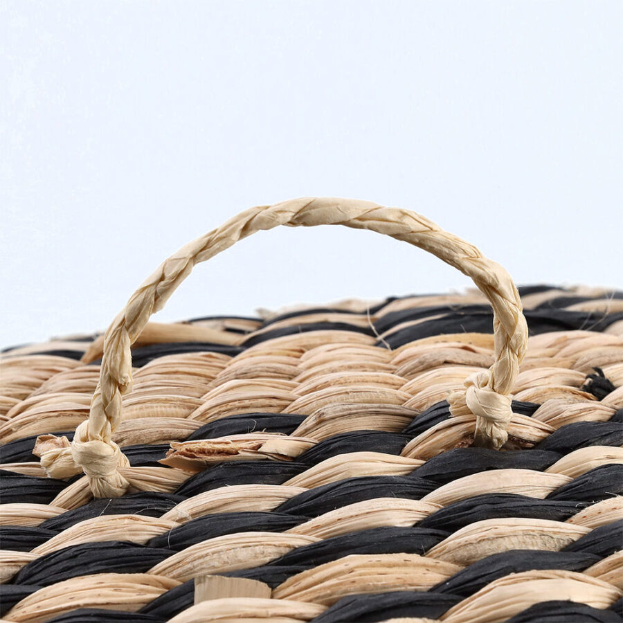 Dekoteller, Papier-/Rohrkolbengeflecht, – Ansicht 9