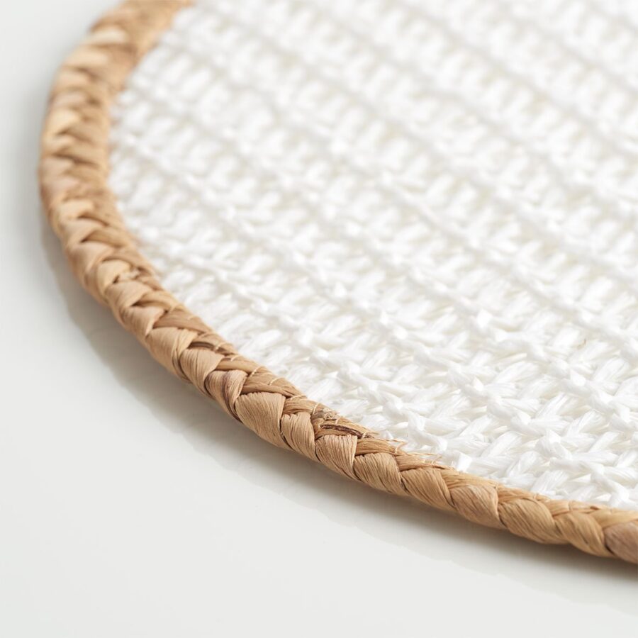 Platzset "Nature", Papier-Mix, weiß – Ansicht 2