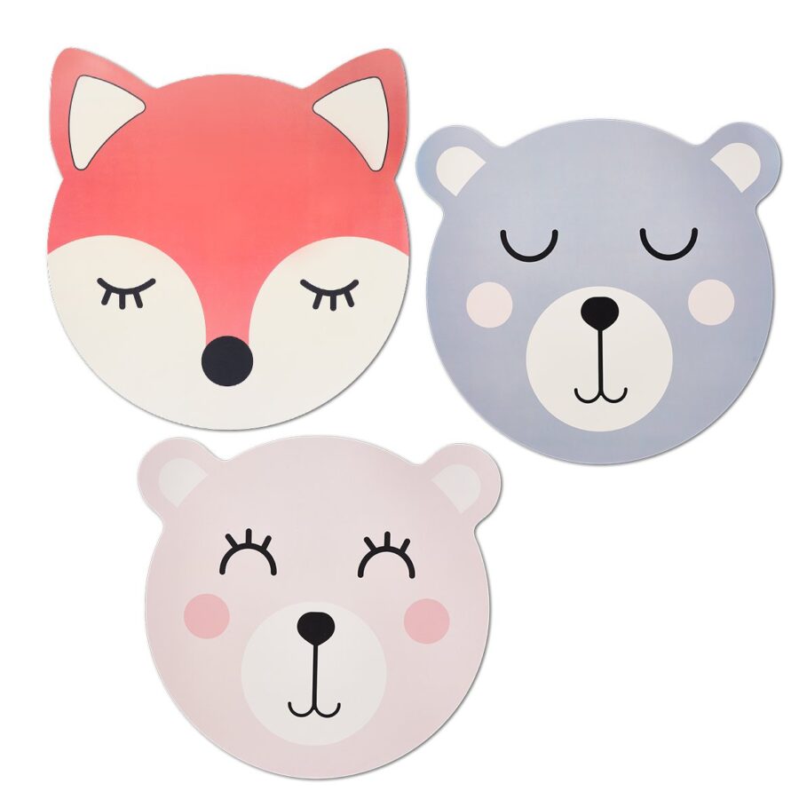 Platzset "Fuchs", Kunststoff, rotbraun – Ansicht 2