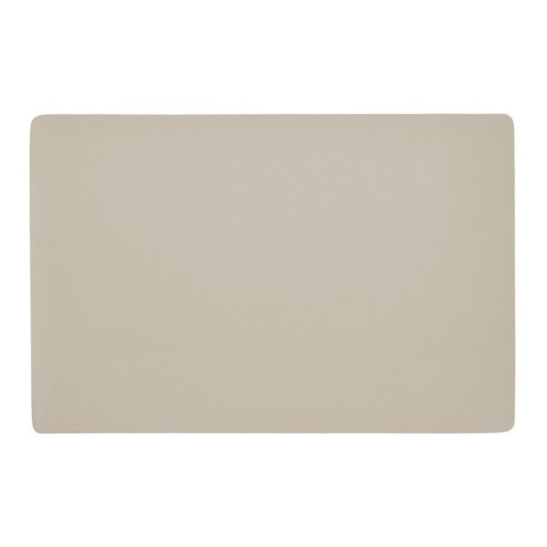 Platzset, Kunstleder, beige