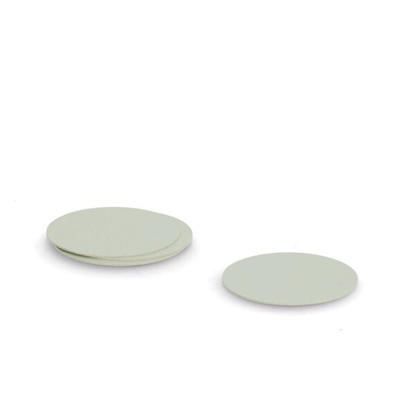 Glasuntersetzer-Set, 4-tlg., Kunstleder, mint