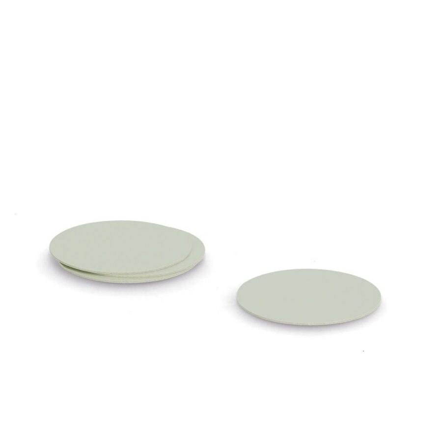 Glasuntersetzer-Set, 4-tlg., Kunstleder, mint