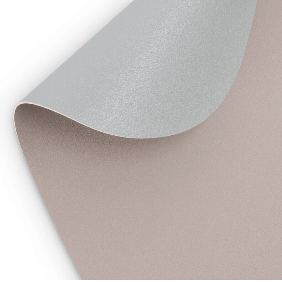 Platzset "2 tone", Kunstleder, greige/grau – Ansicht 2