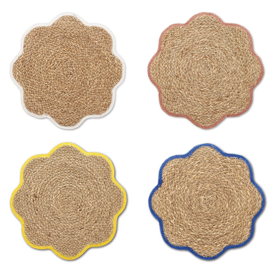 Platzset, Grasgeflecht, altrosa – Ansicht 2