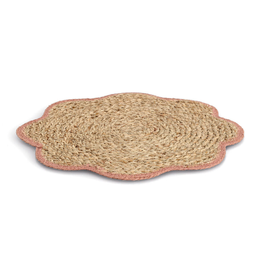 Platzset, Grasgeflecht, altrosa – Ansicht 3