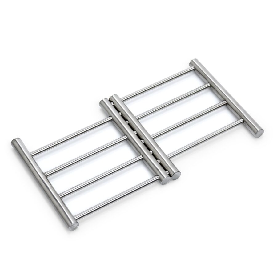 Topfuntersetzer, ausziehbar, Edelstahl – Ansicht 2