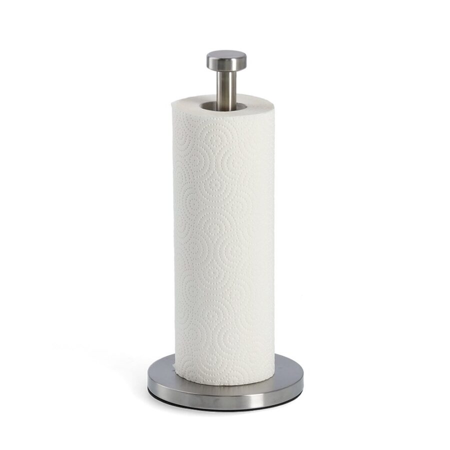 Küchenrollenhalter m. Rolle, Edelstahl – Ansicht 3