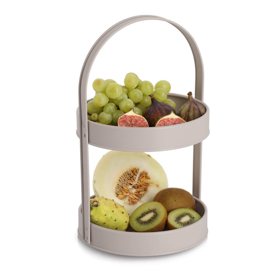 Etagere, Metall, greige – Ansicht 2