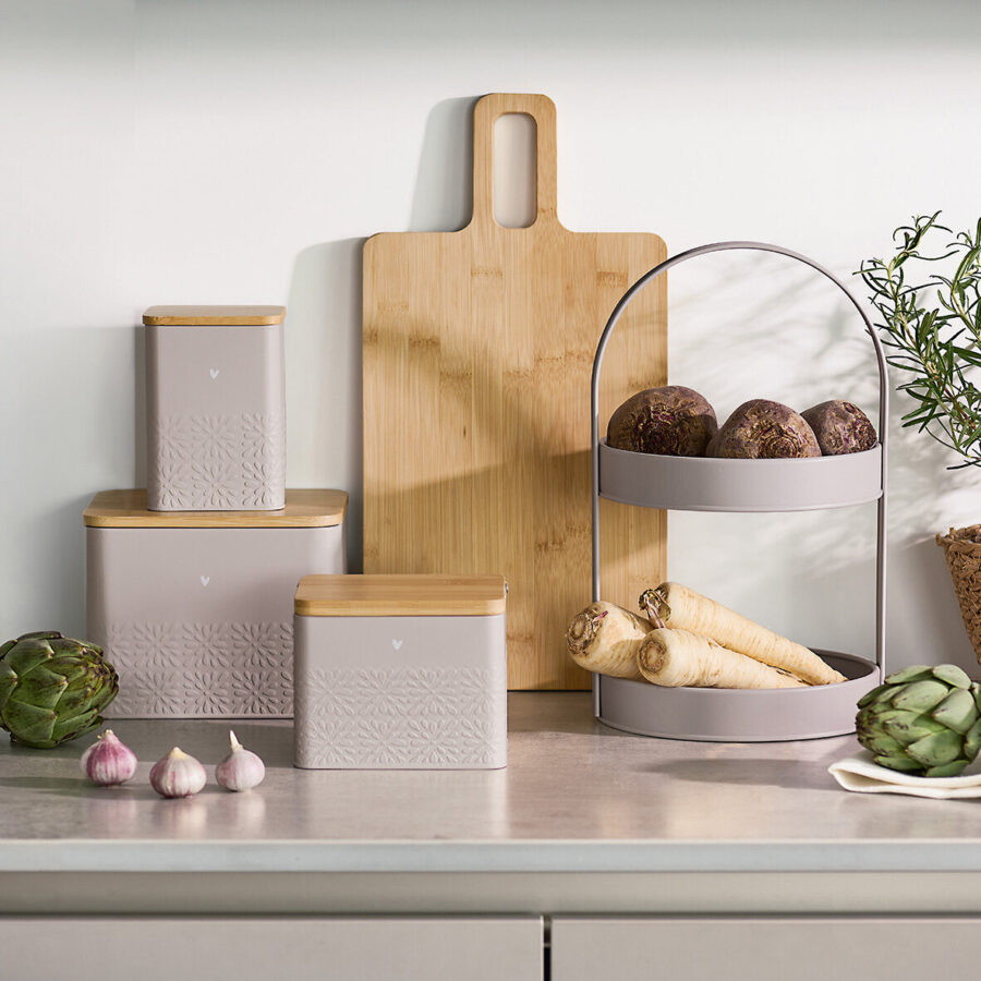 Etagere, Metall, greige – Lifestyle 1