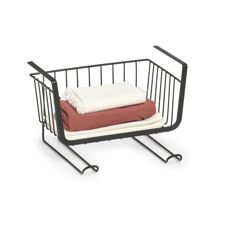 Unter-Fachbodenregal, Metall, schwarz – Ansicht 5