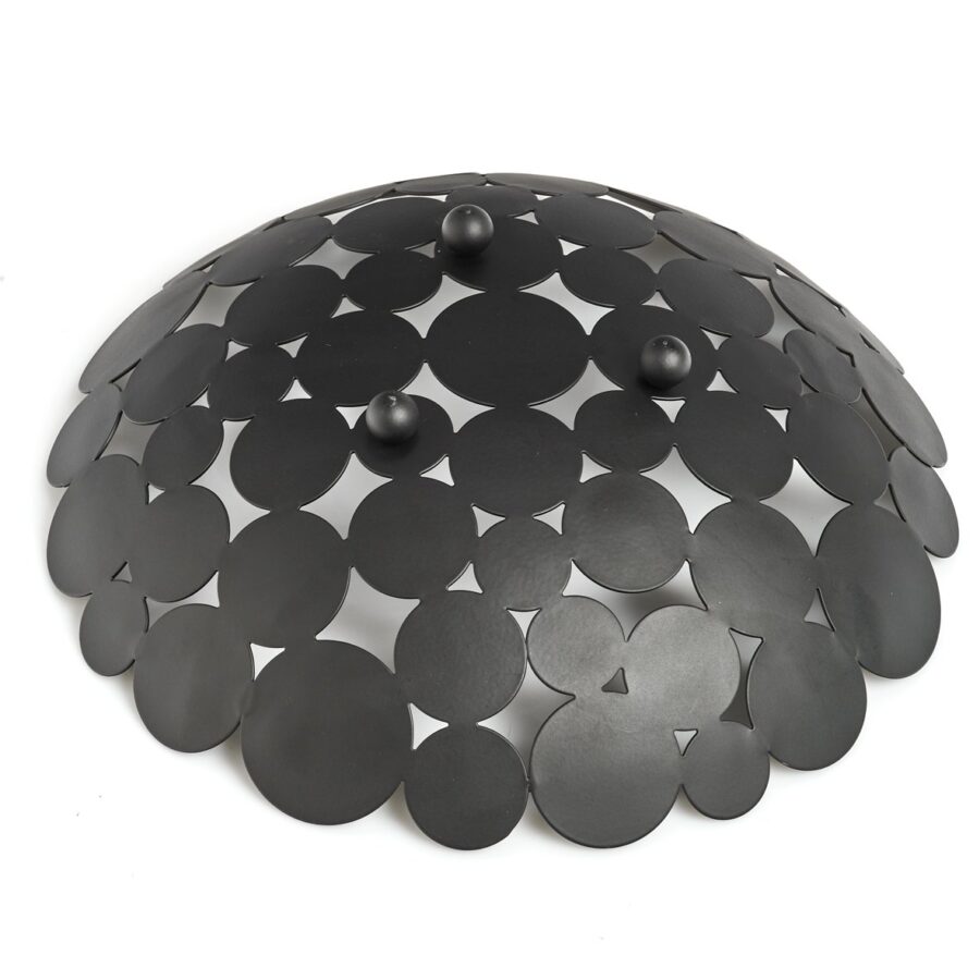 Obstkorb, Metall, schwarz – Ansicht 3