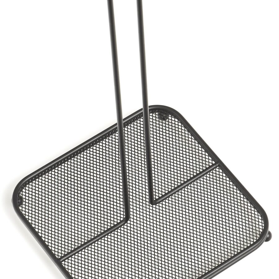 Küchenrollenhalter, Metall, schwarz – Ansicht 3