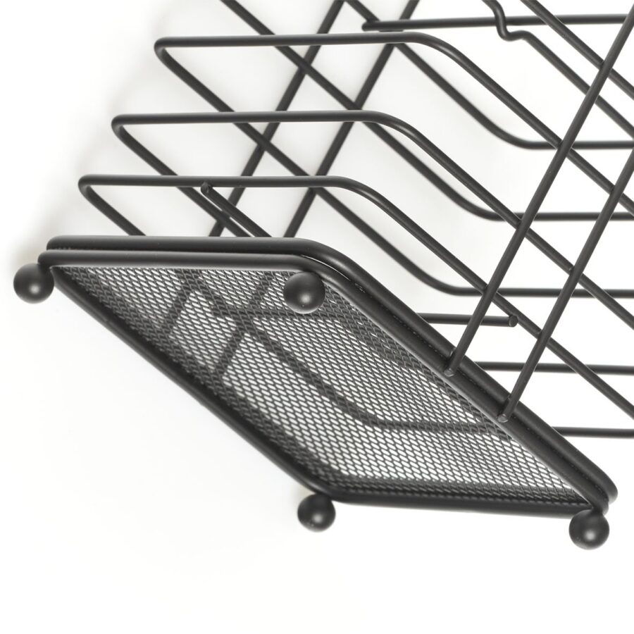 Utensilienhalter, Metall, schwarz – Ansicht 3